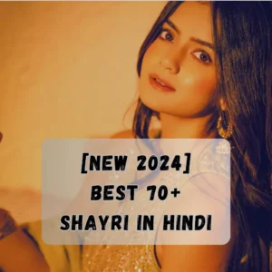 Read more about the article [NEW 2024] Best 70+ Shayri In Hindi